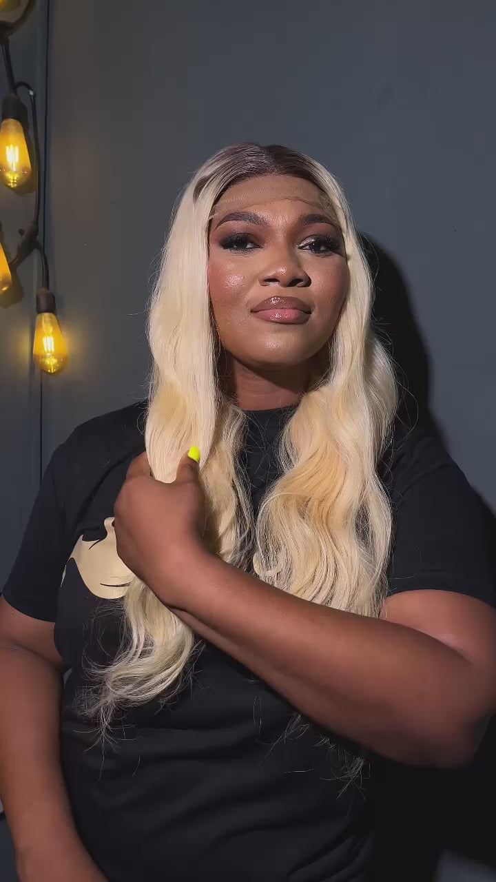 Georgia – Blonde Body Wave Wig, 24"