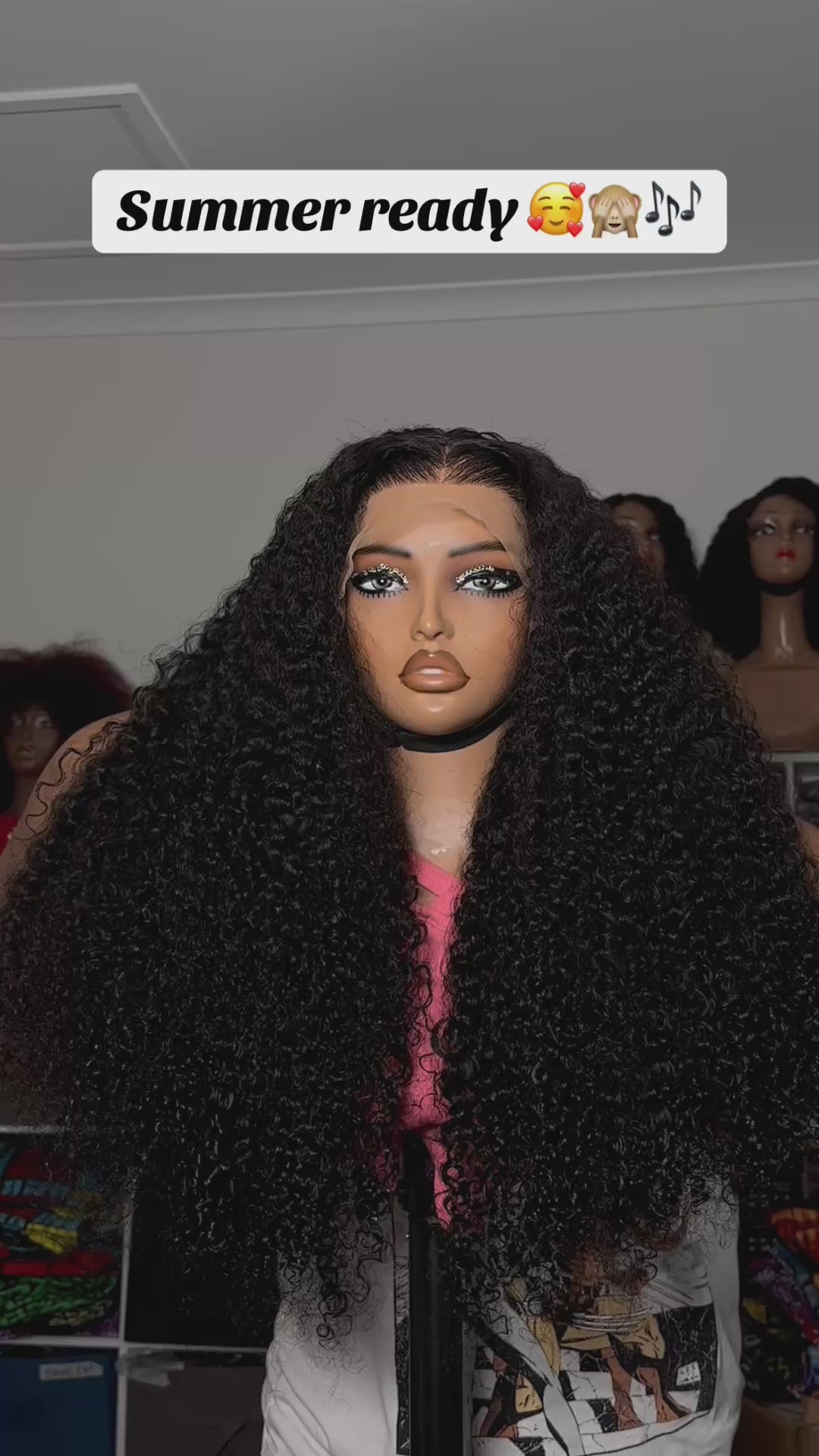 Ursula – Burmese Curly Wig, 28" Frontal