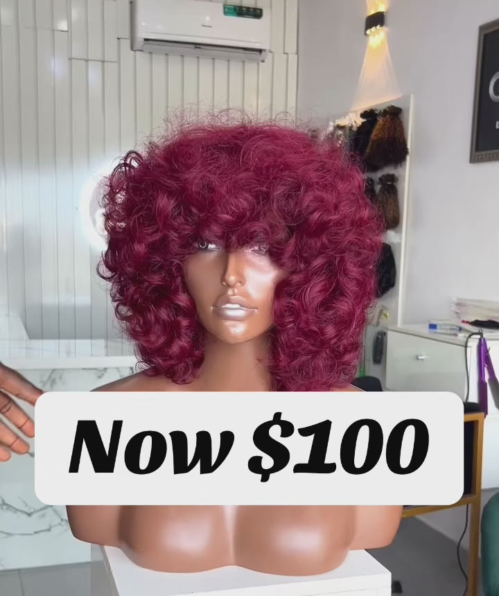 Omotola – Burgundy Wig