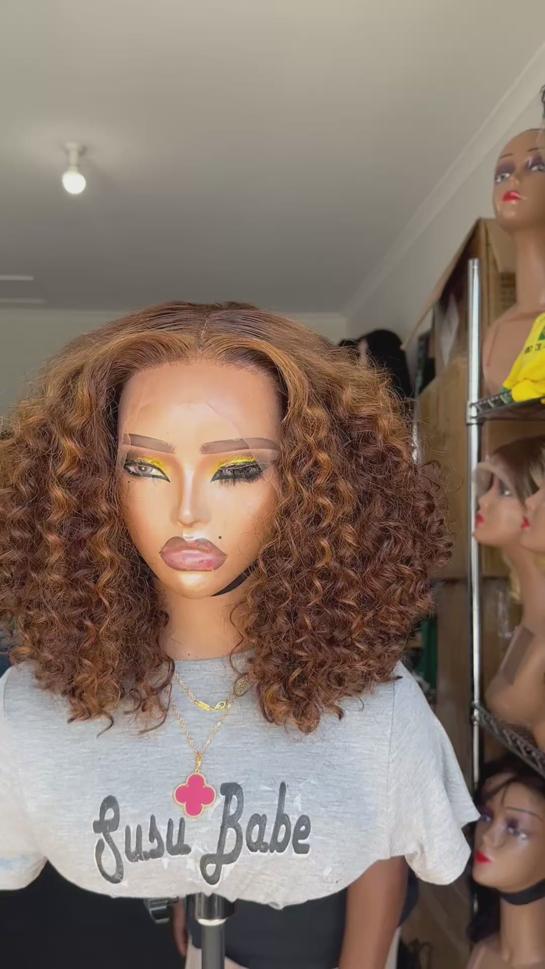 Carmen – Curly Wig, 12" Frontal