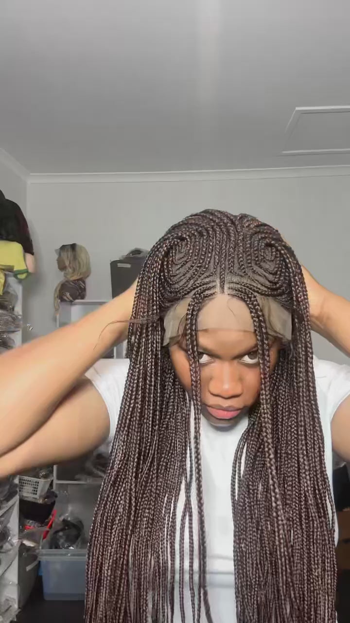 Ruby – Waist-Length Braids, Full Frontal