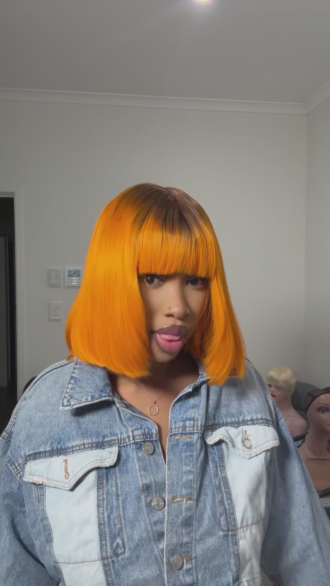 Petra – Layered Fringe Wig, Double Drawn
